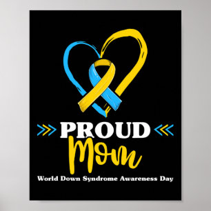 Medvetenhet om Mamma vid Proud Down Syndrome Poster