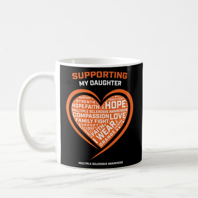 Medvetenhet om Många Sclerosis Kaffemugg (Vänster)