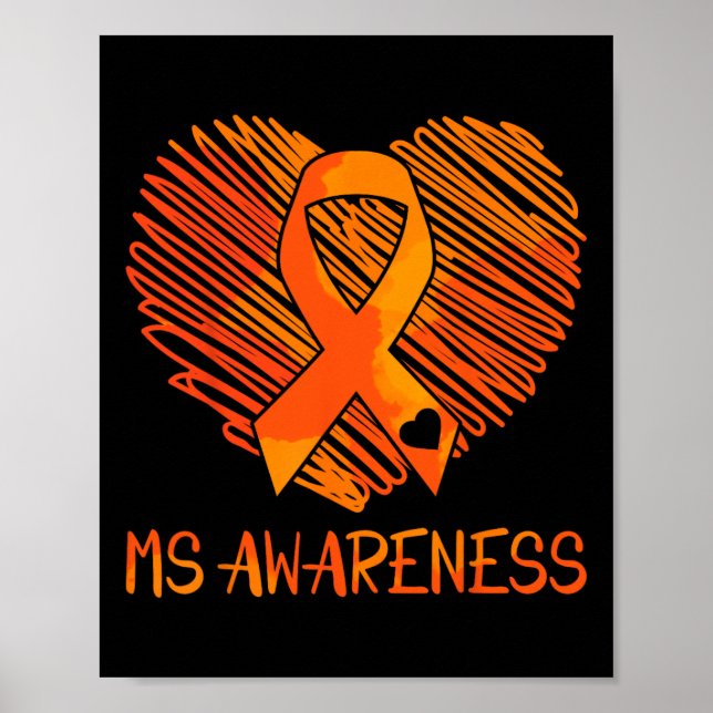 Medvetenhet om Många Sclerosis Poster (Framsidan)