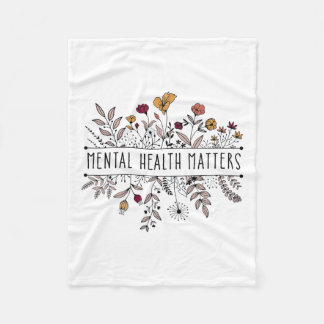 Medvetenhet om mentala hälsoproblem hos Retro Wild Fleecefilt