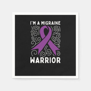 Medvetenhet om migrän Huvudvärk Pappersservett