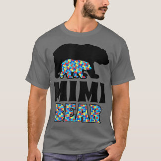 Medvetenhet om Mimi Bear Autism T Shirt