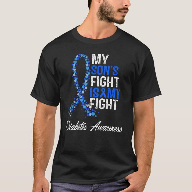 Medvetenhet om min sons sjukdom t shirt (Framsida)