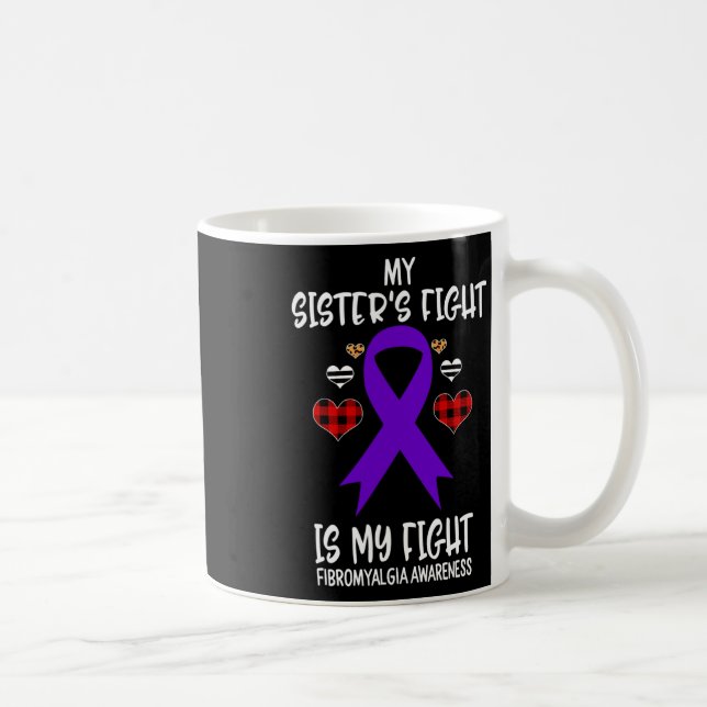 Medvetenhet om min systers kamp är min kamp kaffemugg (Höger)