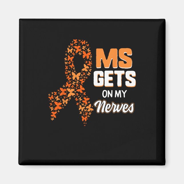 Medvetenhet om mina nerver Många Sclerosis Mon Magnet (Framsidan)