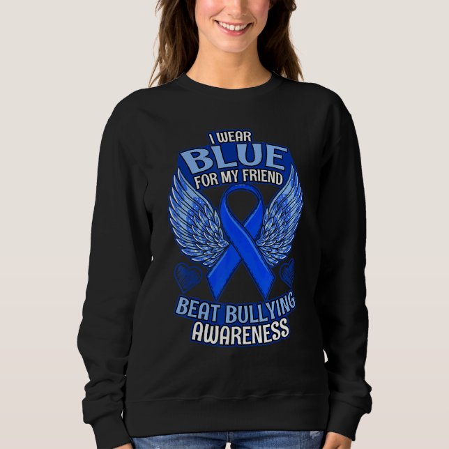 Medvetenhet om mobbning vän stöd band t shirt (Framsida)