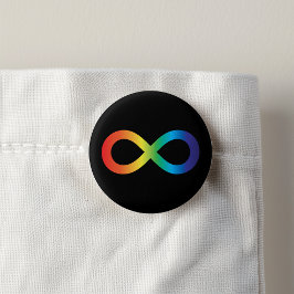 Medvetenhet om neurodiversitet Erkännande regnbåge Knapp