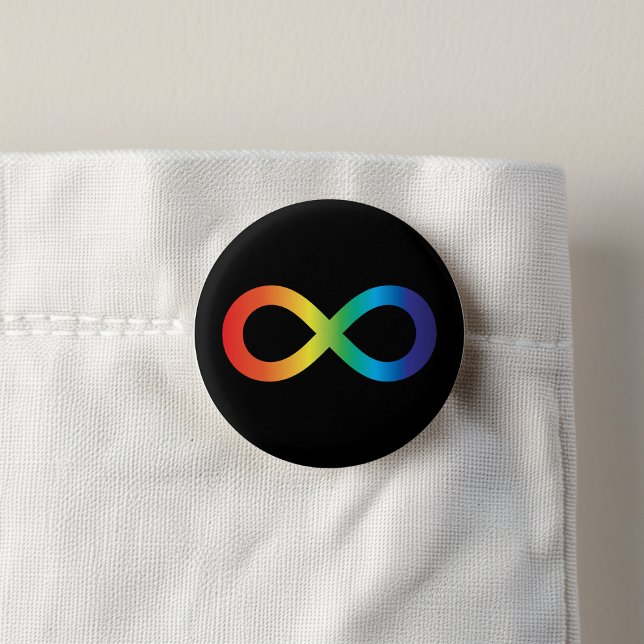 Medvetenhet om neurodiversitet Erkännande regnbåge Knapp (Skapare uppladdad)