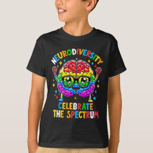 Medvetenhet om neurodiversity Brain Autism Awarene T Shirt