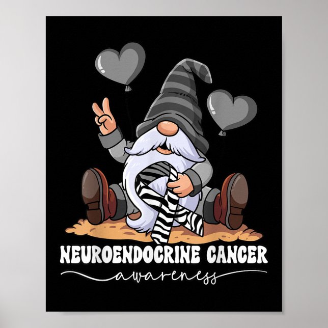 Medvetenhet om neuroendokrin cancer poster (Framsidan)