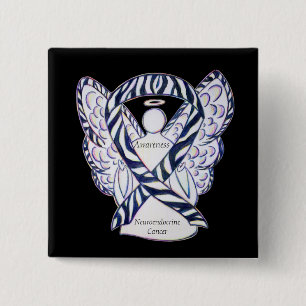 Medvetenhet om neuroendokrin cancer Ribbon Angel P Knapp