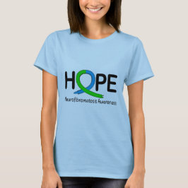 Medvetenhet om neurofibromatos Ribbon Hope T Shirt