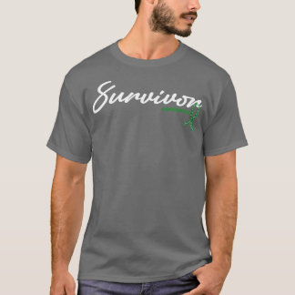 Medvetenhet om neurofibromatos Survivor Glitter Ri T Shirt