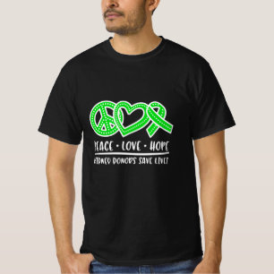 Medvetenhet om njurdonationer, givare av njurar t shirt