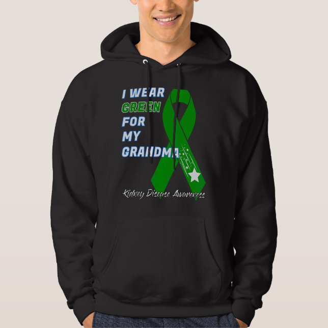 Medvetenhet om njursjukdom Dialys Transplant Patie Hoodie (Framsida)