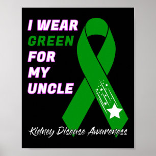 Medvetenhet om njursjukdom Dialys Transplant Patie Poster