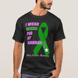 Medvetenhet om njursjukdom Dialys Transplant Patie T Shirt