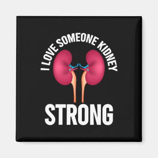Medvetenhet om njursjukdom Shirt Magnet