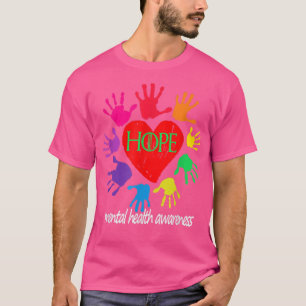 Medvetenhet om och stöd för psykisk hälsa hos barn t shirt