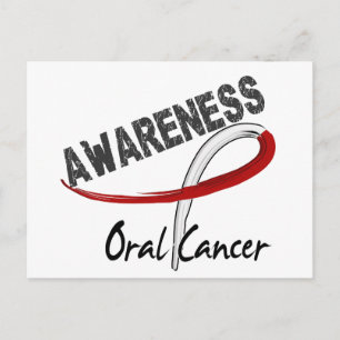 Medvetenhet om oral cancer 3 vykort
