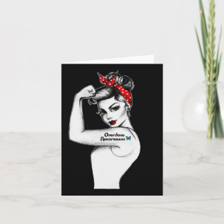 Medvetenhet om överdos Pinup Mamma Kraft Kort