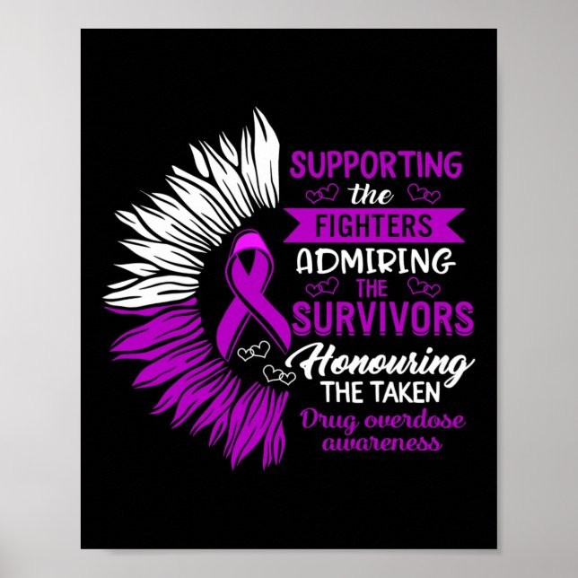 Medvetenhet om överdosering för att stödja SU-prog Poster (Framsidan)