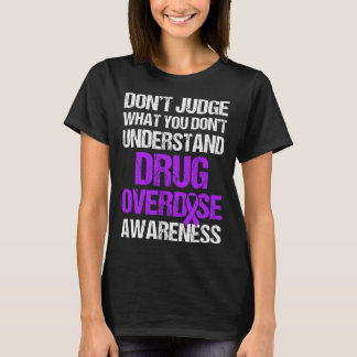 Medvetenhet om överdosering Warrior Survivor 4 T Shirt