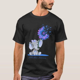 Medvetenhet om övergrepp mot barn Elephant Light B T Shirt