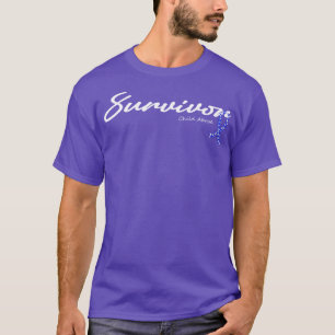 Medvetenhet om övergrepp mot barn Survivor Glitter T Shirt