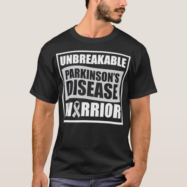 Medvetenhet om Parkinsons sjukdom Avit Warrior T Shirt (Framsida)