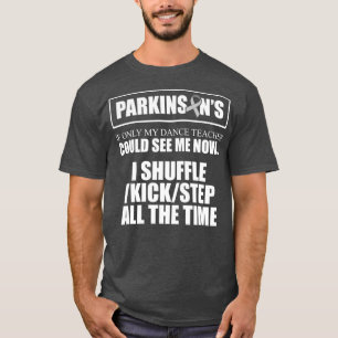 Medvetenhet om Parkinsons sjukdom Kick Step Warrio T Shirt