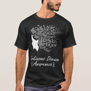 Medvetenhet om Parkinsons sjukdom Kvinnor Butterfl T Shirt