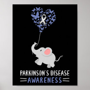 Medvetenhet om Parkinsons sjukdom Mental Sjukdom Poster