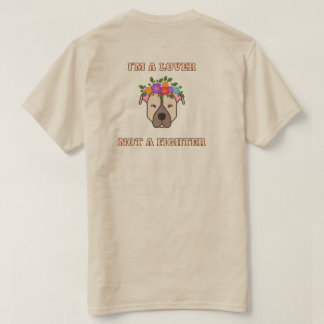 Medvetenhet om Pitbull: Älskare Inte ett stridsmed T Shirt