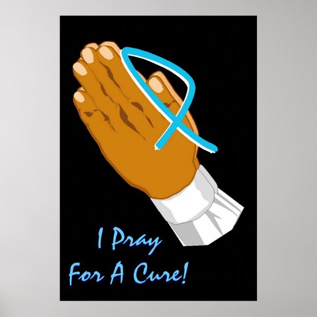 Medvetenhet om prostatacancer jag ber om en ren Vu Poster (Framsidan)