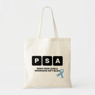 Medvetenhet om prostatacancer PSA Tygkasse
