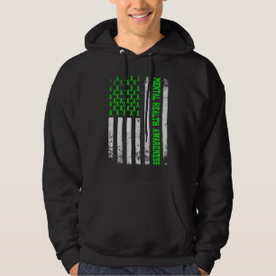 Medvetenhet om psykisk hälsa hoodie