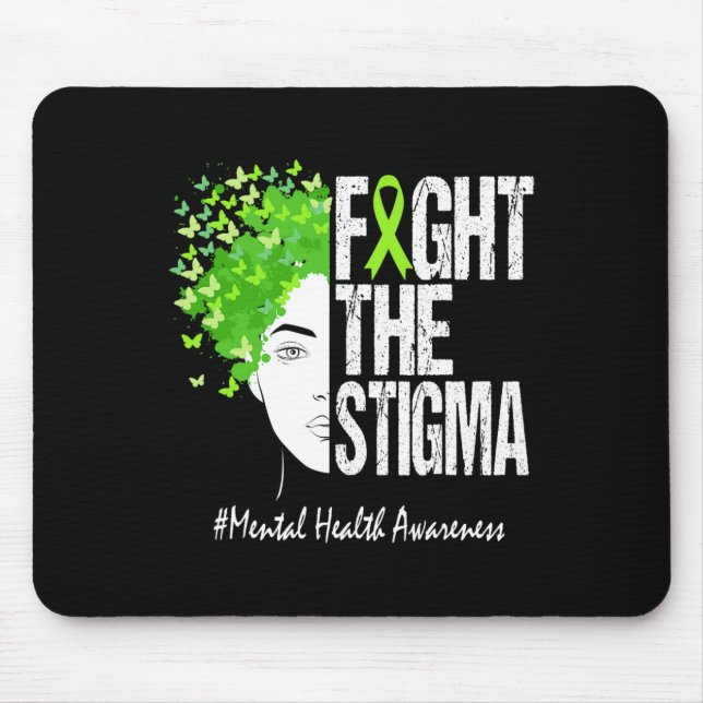 Medvetenhet om psykisk hälsa i Stigma 1 Musmatta (Framsidan)