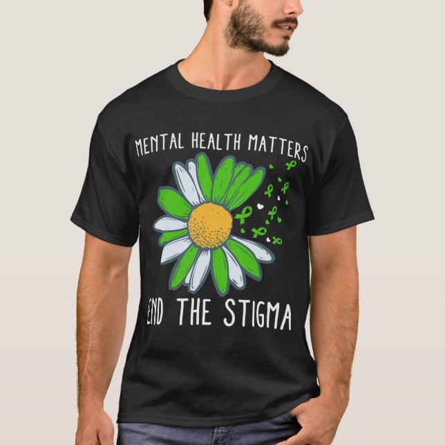 Medvetenhet om psykisk hälsa i Stigma 1 T Shirt (Framsida)