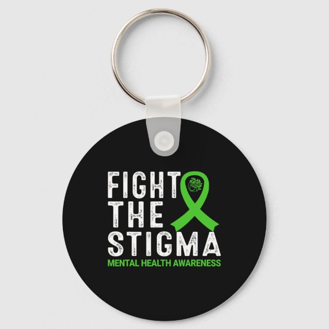 Medvetenhet om psykisk hälsa i Stigma Nyckelring (Framsida)