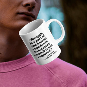 Medvetenhet om psykisk hälsa Kaffe i Mugg
