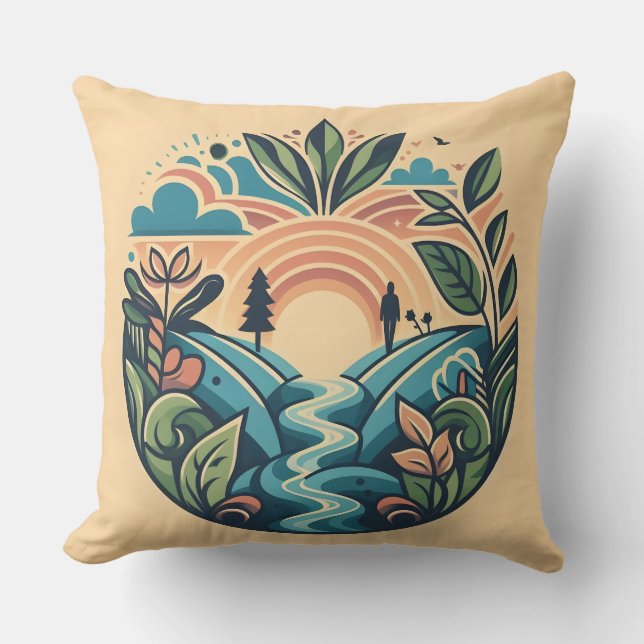 Medvetenhet om psykisk hälsa kudde (Framsida)