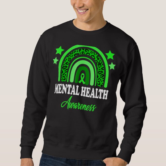 Medvetenhet om psykisk hälsa lång ärmad tröja (Framsida)