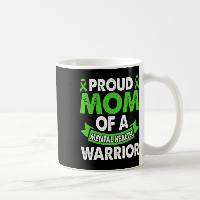 Medvetenhet om psykisk hälsa Mamma om krigshetsand Kaffemugg (Höger)