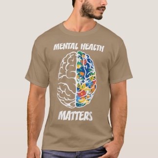 Medvetenhet om psykisk hälsa Månad för psykisk häl T Shirt