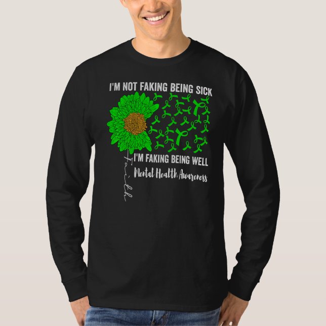 Medvetenhet om psykisk hälsa t shirt (Framsida)