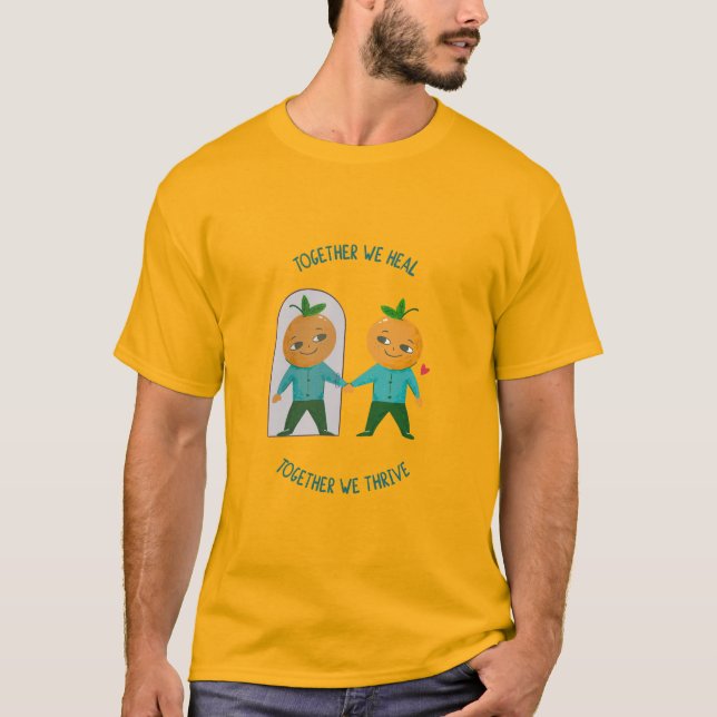 Medvetenhet om psykisk hälsa T-Shirts (Framsida)