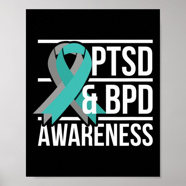 Medvetenhet om PTD och BPD Poster (Framsidan)