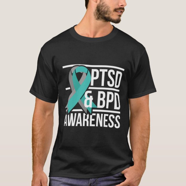 Medvetenhet om PTD och BPD T Shirt (Framsida)