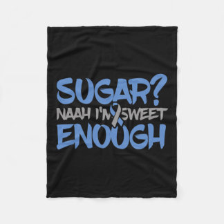 Medvetenhet om roligt - T1d T2d - Pankreas med dia Fleecefilt